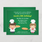 Invitations mignonnes de partie d'anniversaire de (Devant / Derrière)