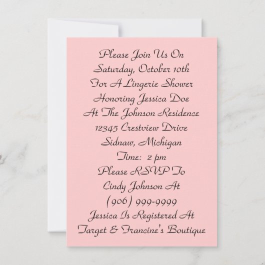 Invitations mignonnes de point de polka de Fête de (Dos)