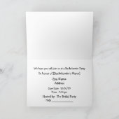 Invitations mignonnes de spa de partie de (Intérieur)