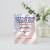 Invitations militaires à la maison bienvenues (Debout devant)