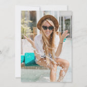 Invitations minimalistes de 30e anniversaire | 30e (Dos)