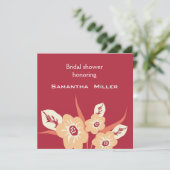 Invitations modernes de Fête de la mariée : : (Debout devant)