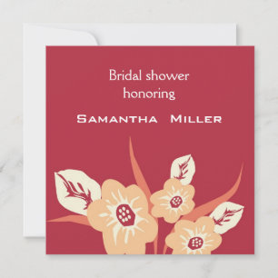 Invitations modernes de Fête de la mariée : :