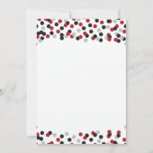 Invitations modernes de Fête de la mariée de (Dos)