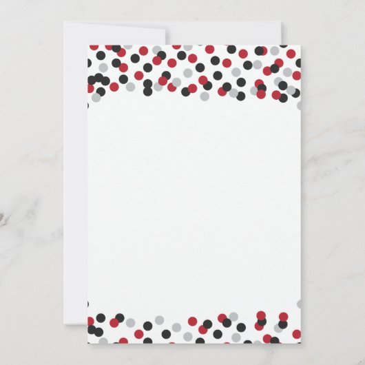 Invitations modernes de Fête de la mariée de (Dos)