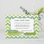 invitations modernes de la fête d'anniversaire de  (Debout devant)