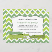 invitations modernes de la fête d'anniversaire de  (Devant / Derrière)