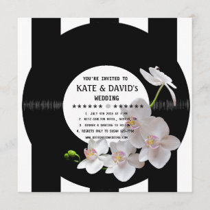 Invitations modernes de mariage de rétros