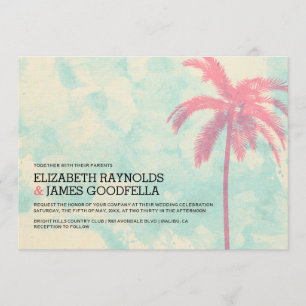 Invitations modernes de mariage de toile de jute
