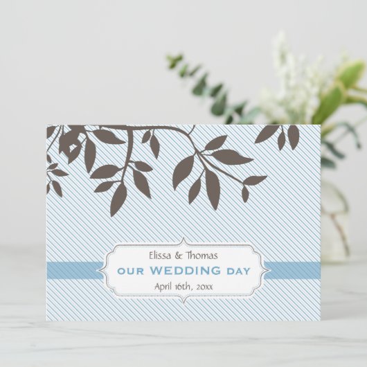INVITATIONS MODERNES DE MARIAGE :: fin 5L (Debout devant)
