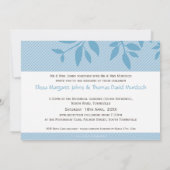 INVITATIONS MODERNES DE MARIAGE :: fin 5L (Dos)