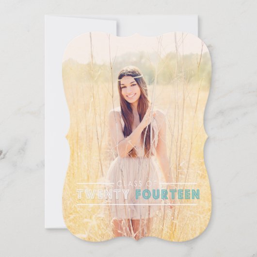 Invitations modernes d'obtention du diplôme (Devant)