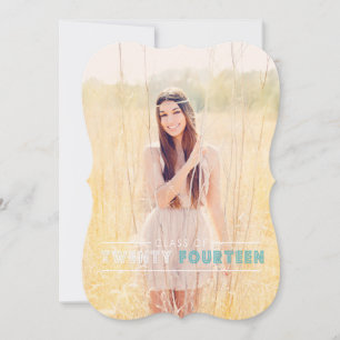 Invitations modernes d'obtention du diplôme