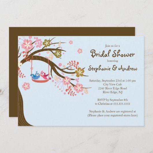 Invitations modernes mignonnes de Fête de la (Devant / Derrière)