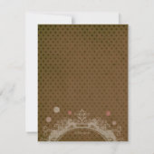 Invitations Monogrammes de luxe (Dos)
