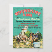 Invitations Moonshine et BBQ Party (Devant)