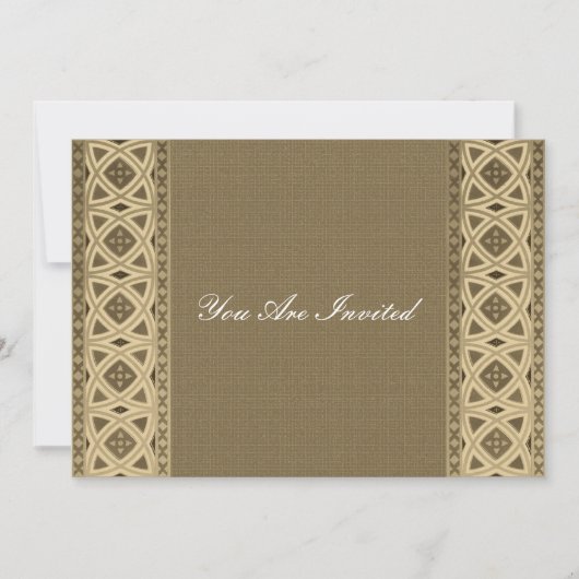 Invitations Motifs celtes (Devant)