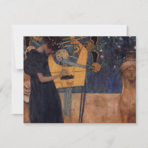 Invitations musicales Gustav Kllimt Harp