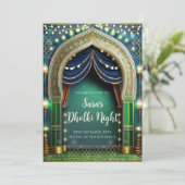 Invitations musulmans Dholki et invitations Mehndi (Debout devant)