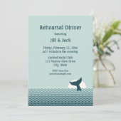 Invitations nautiques de dîner de répétition de (Debout devant)