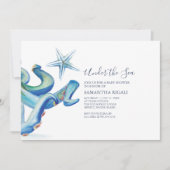 Invitations Nautiques De Douche Bébé Pour Garçon (Devant)