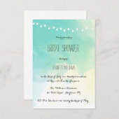 Invitations nautiques de douche nautique (Devant / Derrière)