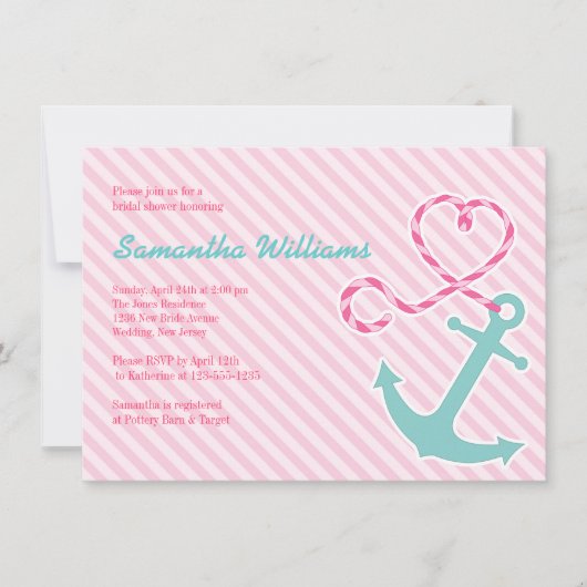 Invitations nautiques mignonnes de Fête de la (Devant)