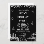 Invitations neutres selon le genre (Devant / Derrière)