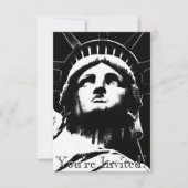 Invitations New York personnalisées New York RSVP (Devant)