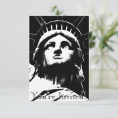 Invitations New York personnalisées New York RSVP (Debout devant)