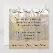 Invitations New York personnalisées New York RSVP (Dos)