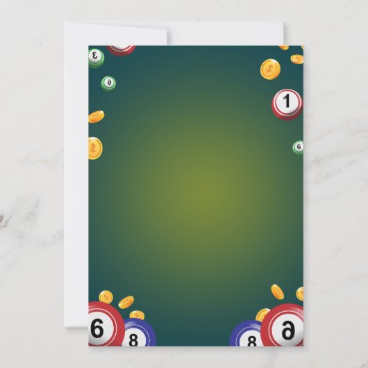 Invitations nocturnes de Bingo (Dos)