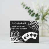 Invitations noires de coutume de remous (Debout devant)