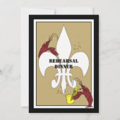 Invitations noires de l'événement II d'ébullition (Dos)