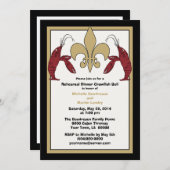 Invitations noires de l'événement II d'ébullition (Devant / Derrière)