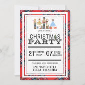 Invitations noires de Noël (Devant)