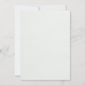 Invitations noires et blanches de luxe simples de (Dos)