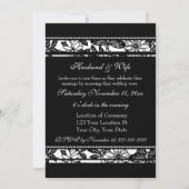 Invitations noires et blanches de renouvellement (Dos)