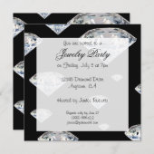 Invitations noires faites sur commande de partie (Devant / Derrière)