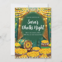 Invitations numériques Dholki et invitation Digita