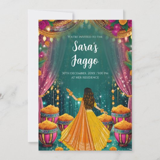 Invitations numériques Jaggo Jago invite (Devant)