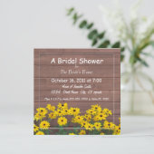 invitations nuptiales de douche de marguerite (Debout devant)