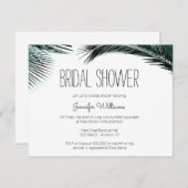 Invitations nuptiales de douche de plage de (Devant / Derrière)