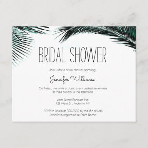 Invitations nuptiales de douche de plage de