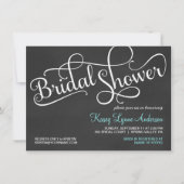 Invitations nuptiales de wedding shower de tableau (Devant)