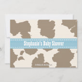 Invitations occidentales de baby shower de cowboy (Dos)