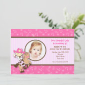 Invitations occidentales de fête d'anniversaire de (Debout devant)