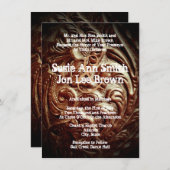 Invitations occidentales de mariage de cowboy de (Devant / Derrière)