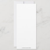 Invitations occidentales élégantes de mariage (Dos)