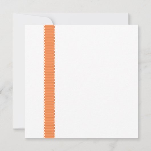 Invitations oranges de mariage de fleur de rose de (Dos)